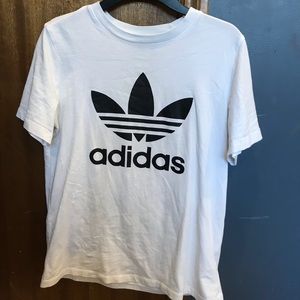 White adidas shirt